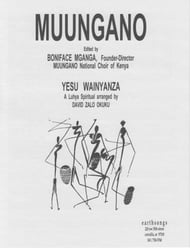 Yesu Wainyanza SATB choral sheet music cover Thumbnail